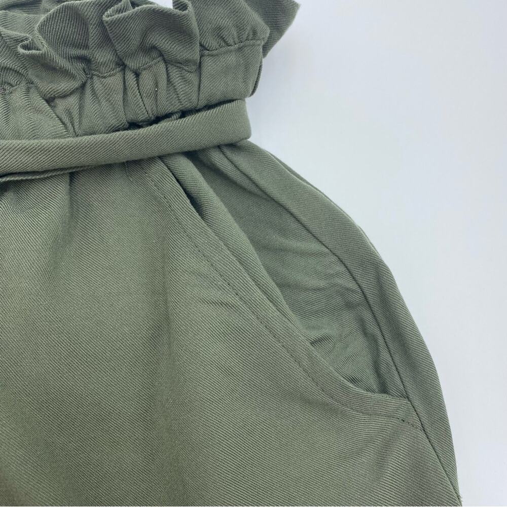 Jack by BB Dakota Shorts Women’s Large Paperbag Olive Green Bohemian Festival - Picture 5 of 5
